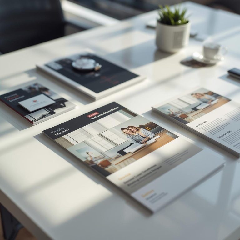 Print Design – Bild Print Design – kreative Drucksachen wie Flyer, Visitenkarten und Broschüren für Unternehmen